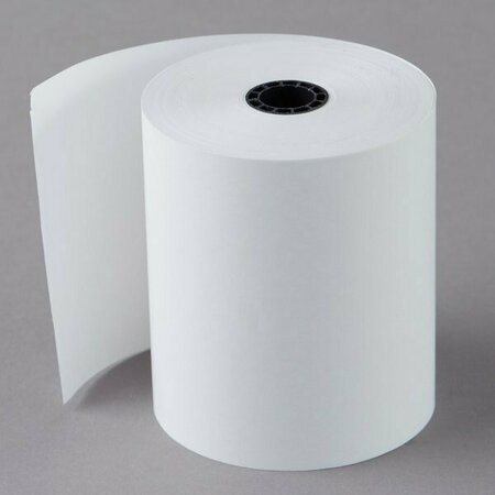 POINT PLUS 3 1/8'' x 220' Thermal Cash Register POS Paper Roll Tape with Countertop Carton, 24PK 105RR318220